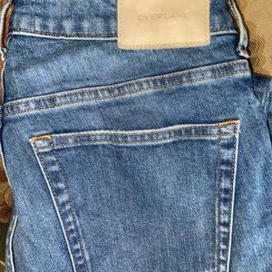 Everlane Curvy Cheeky Jeans Straight Raw Hem High